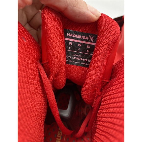 Hayabusa Shoes Men Sz 9 Pro Boxing Shoe Red & Gold main image 9